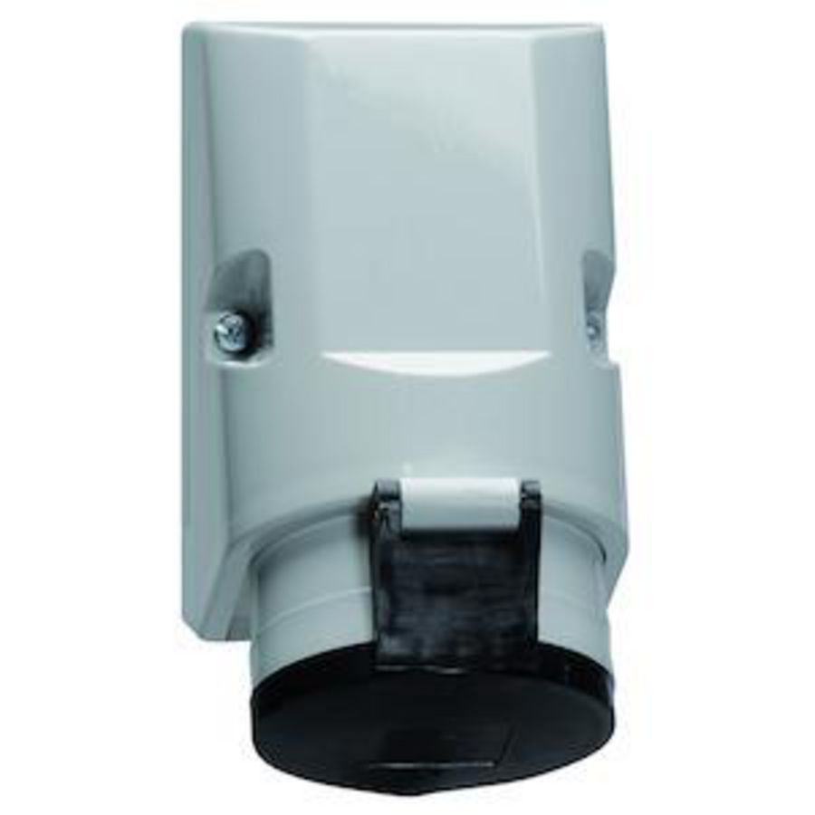 Wandcontactdoos 7h 32A 5P 500V IP44 126x83 QC