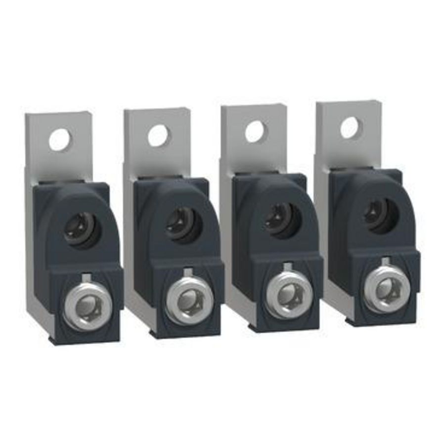 Aluminium connector-voor 2 kabels 50 tot 120mm² -voor Transf