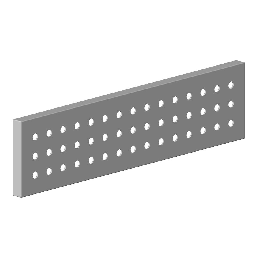 Rozet 240X60X9mm-BG