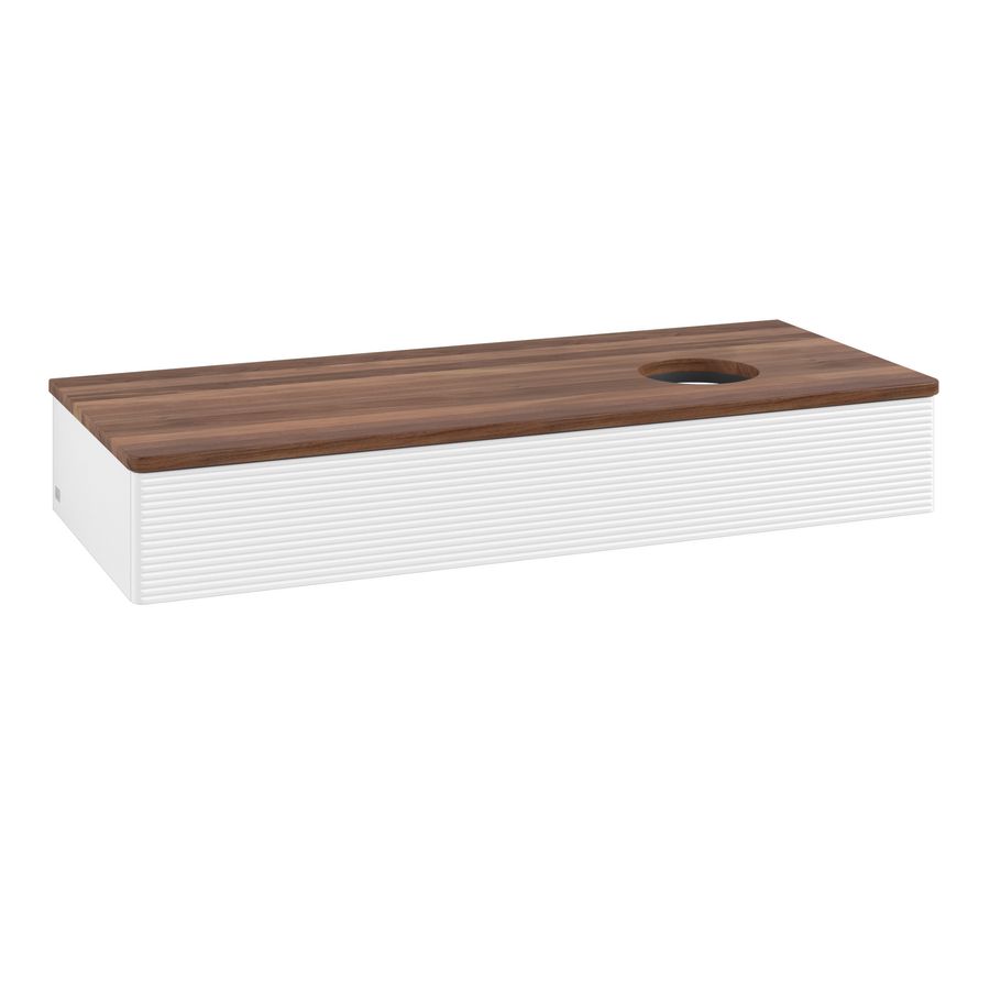 Wastafelonderkast Antao 1200x190x500mm White Matt Lacquer K12112MT