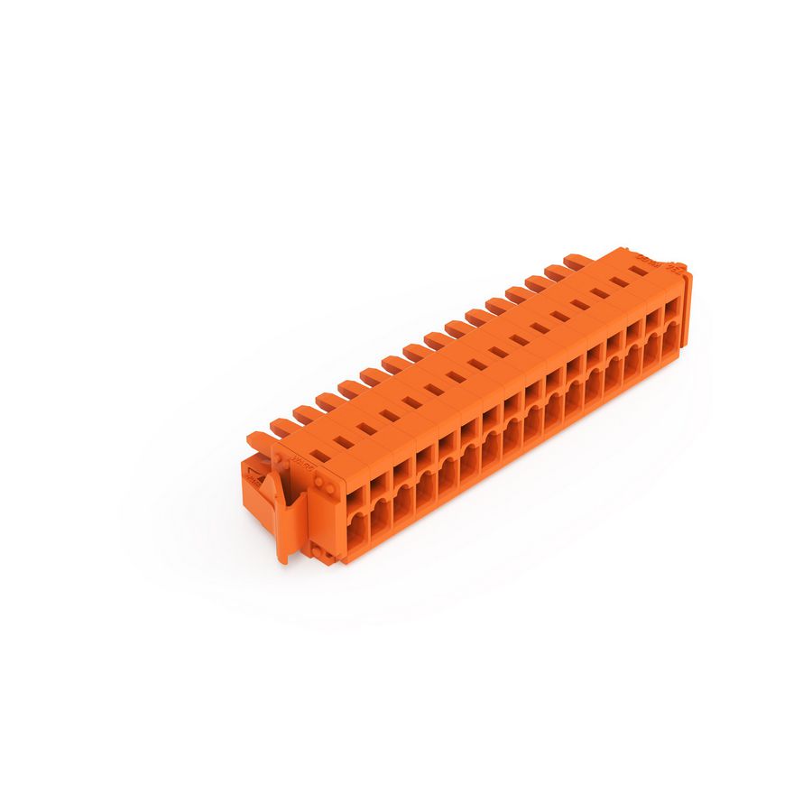1-draads FE steker 1,5mm² oranje 734-216/037-000 VVE=25