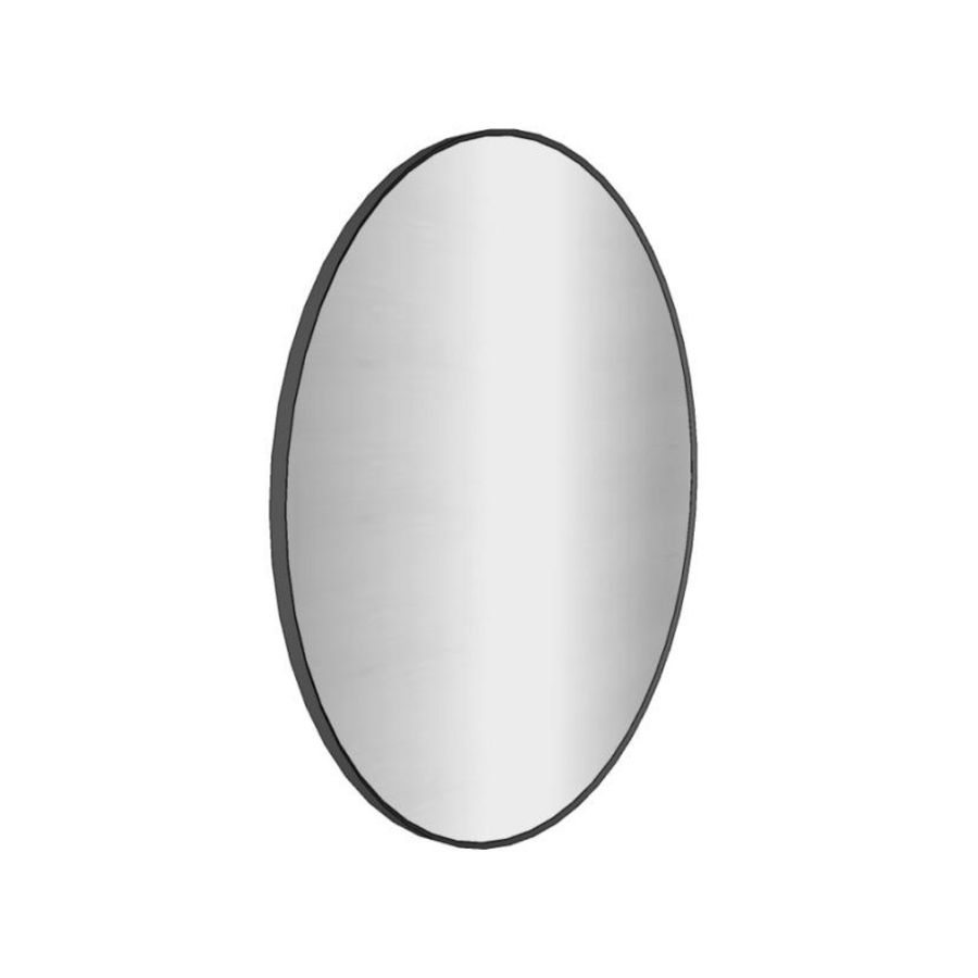 Spiegel SHIELD ROUND D100cm zwart