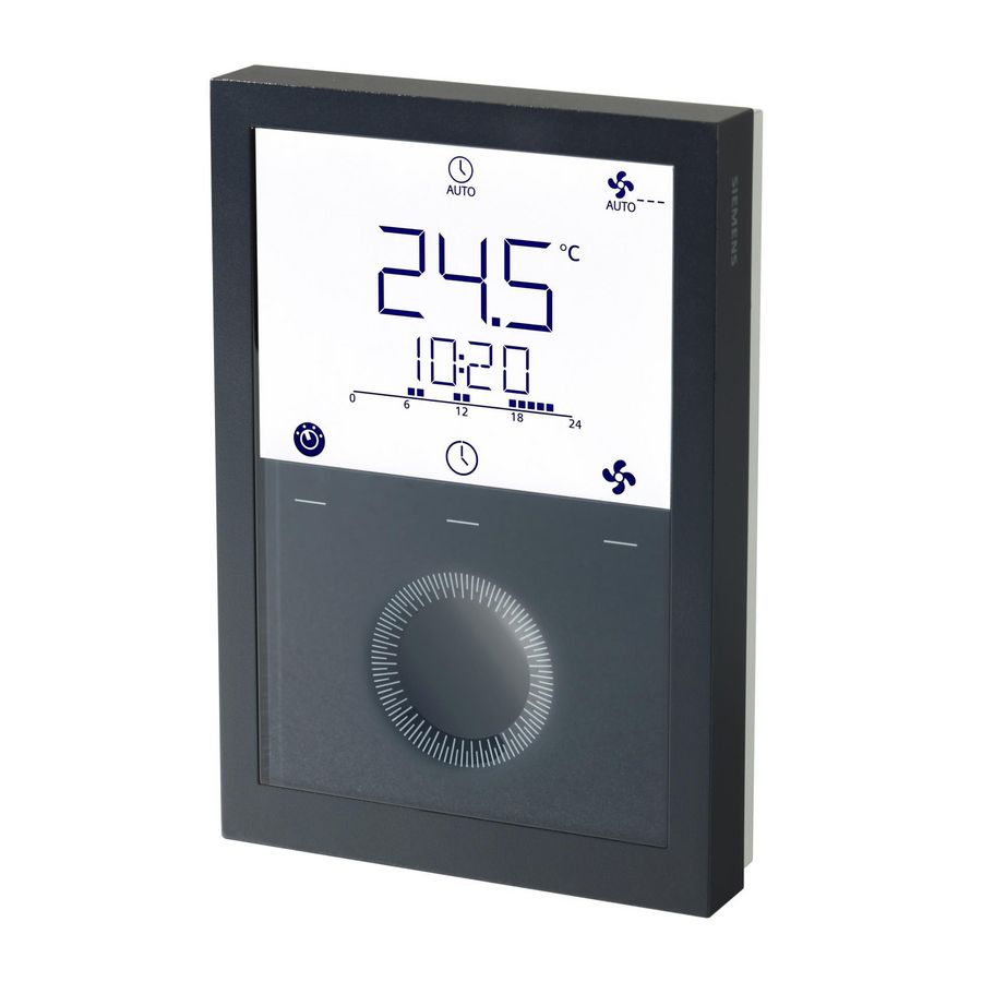 Ruimteregelaar RDG200T/BK zwart