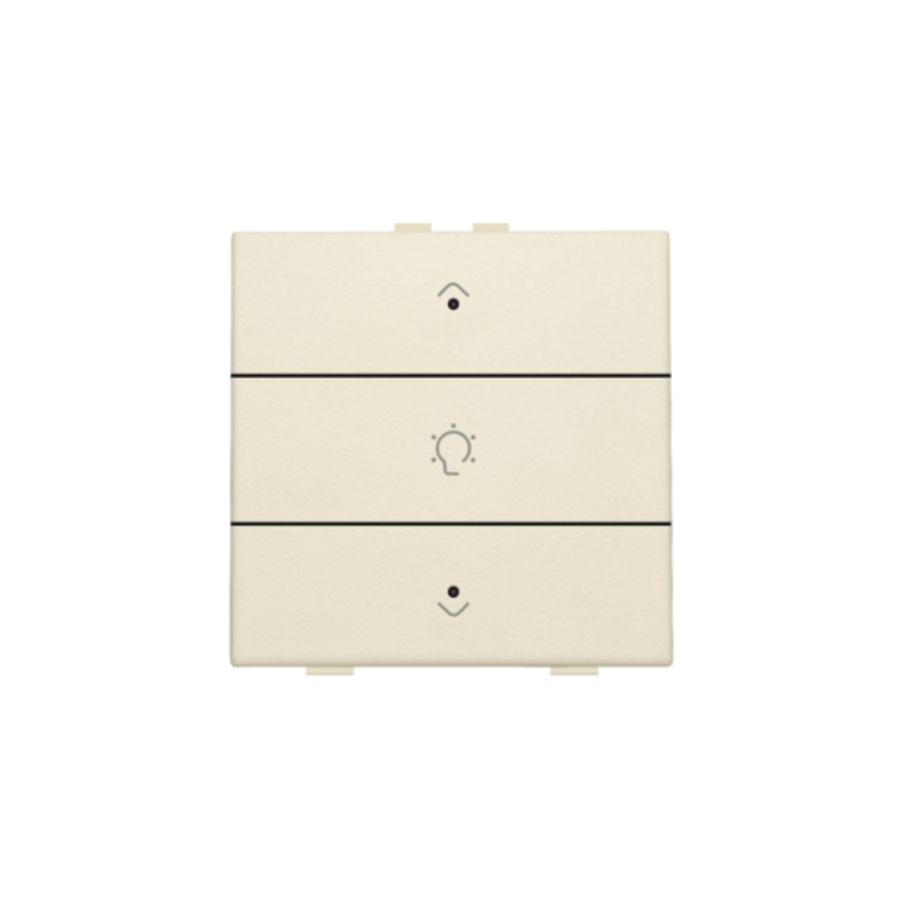 Enkelvoudige dimbediening Home Control leds cream