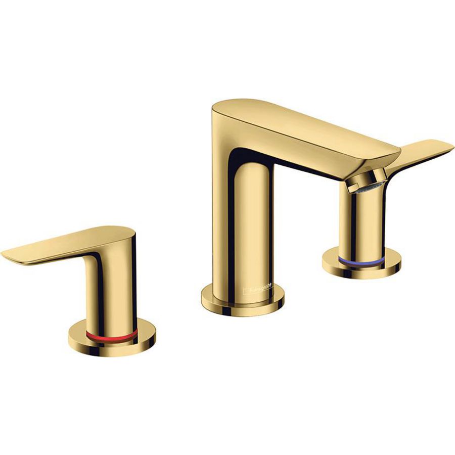 Wastafelmengkraan 110 3-gats Talis E 71733990 polished gold optic