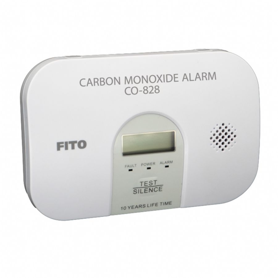 CO-melder 3V FITO 10 jaar incl. 2xAA batt