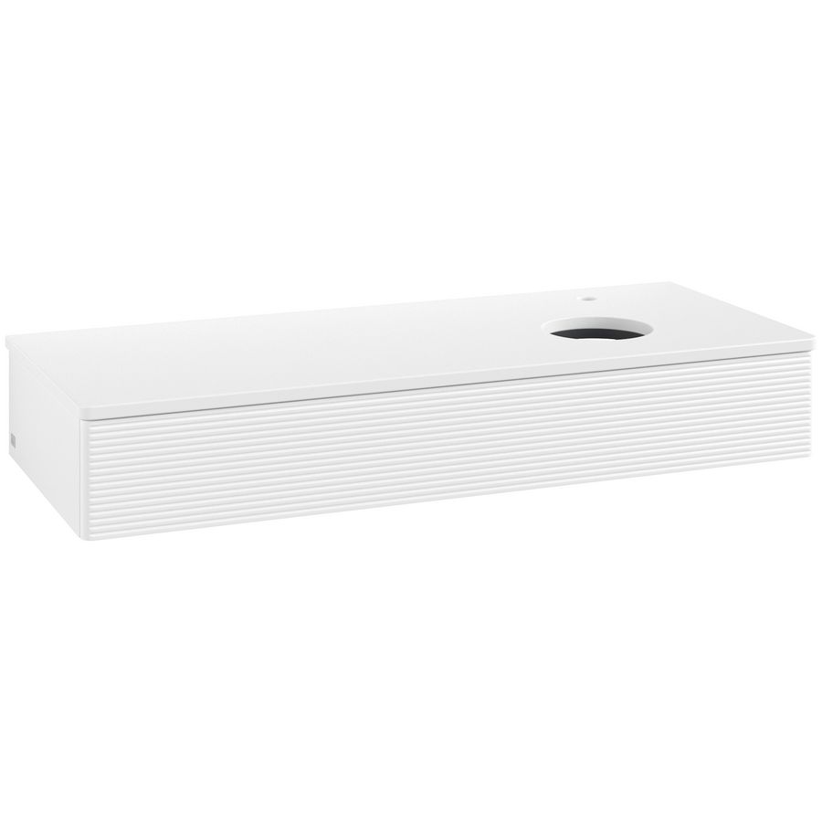 Wastafelonderkast Antao 1200x190x500mm White Matt Lacquer K12150MT