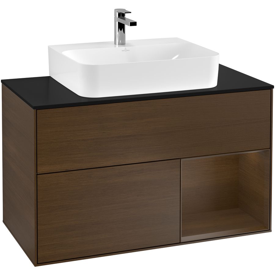 Wastafelonderkast Finion 1000x603x501mm W.Veneer F122GNGN