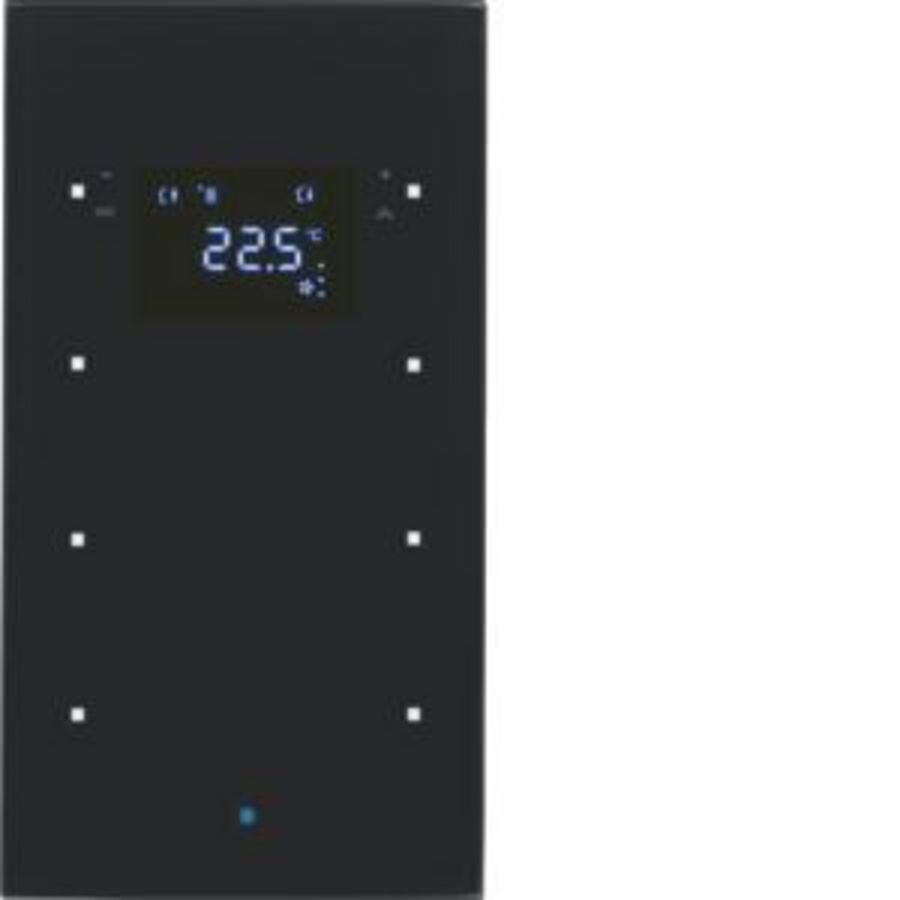 Tastsensor KNX-touch therm. 3-v berker TS Sensor glas zwart