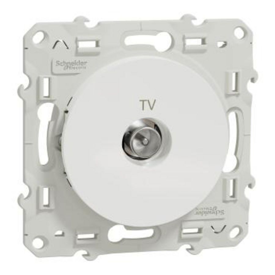 TV socket white Odace