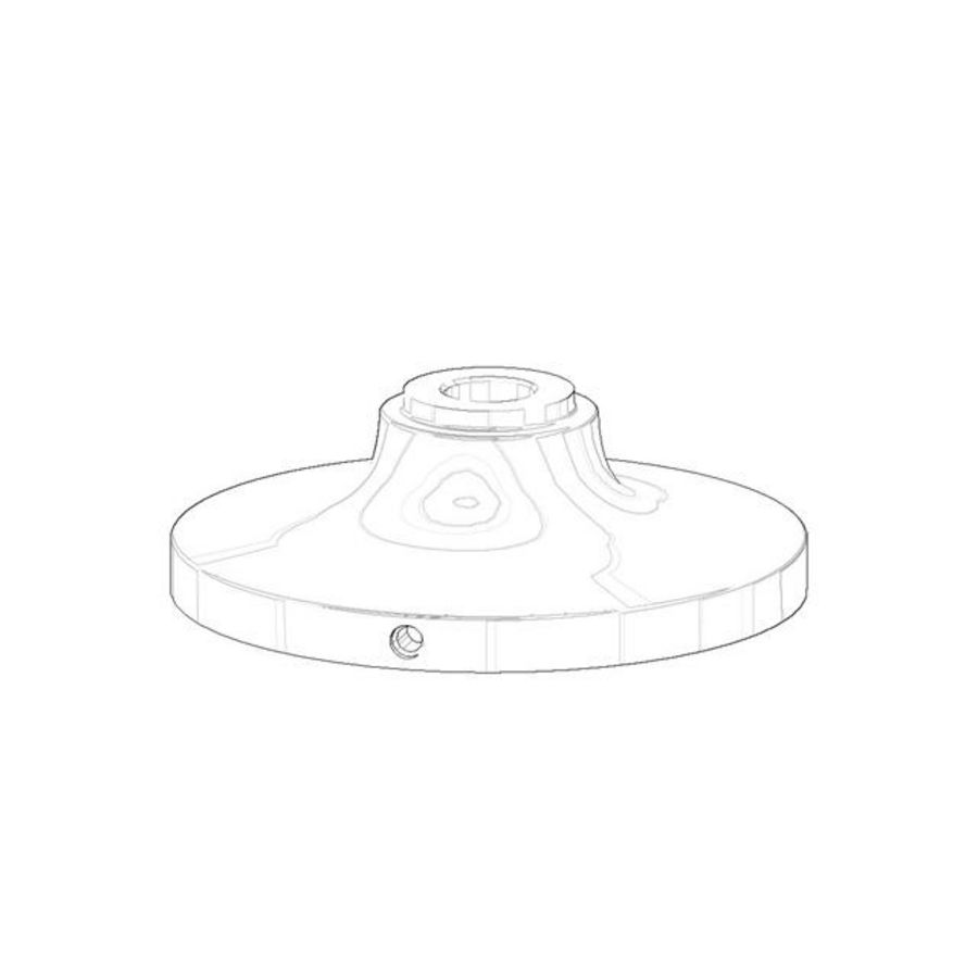 Rozet 78x25,5mm Champagne (22kt Goud)