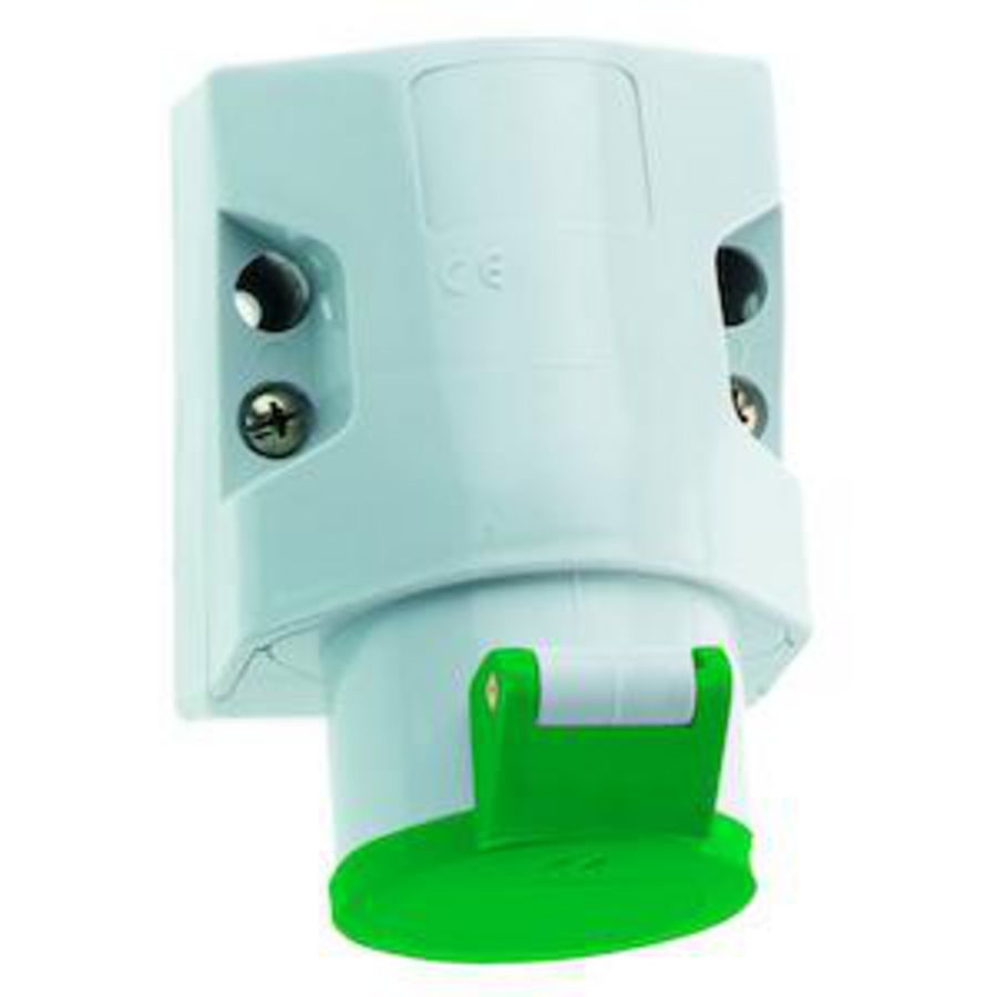 Wandcontactdoos 2h 16A 2P 50V IP44 80x70