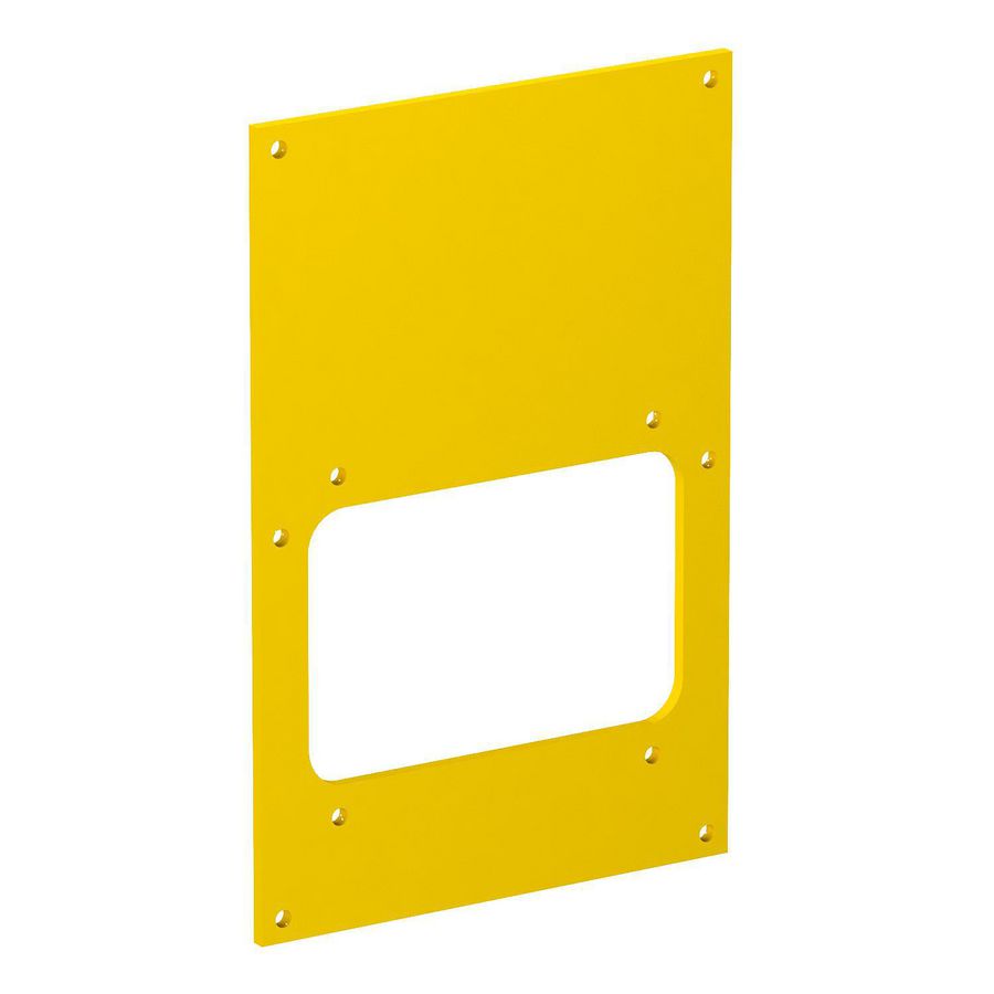 Afdekplaat beveiligingsinstallatie 160x105mm