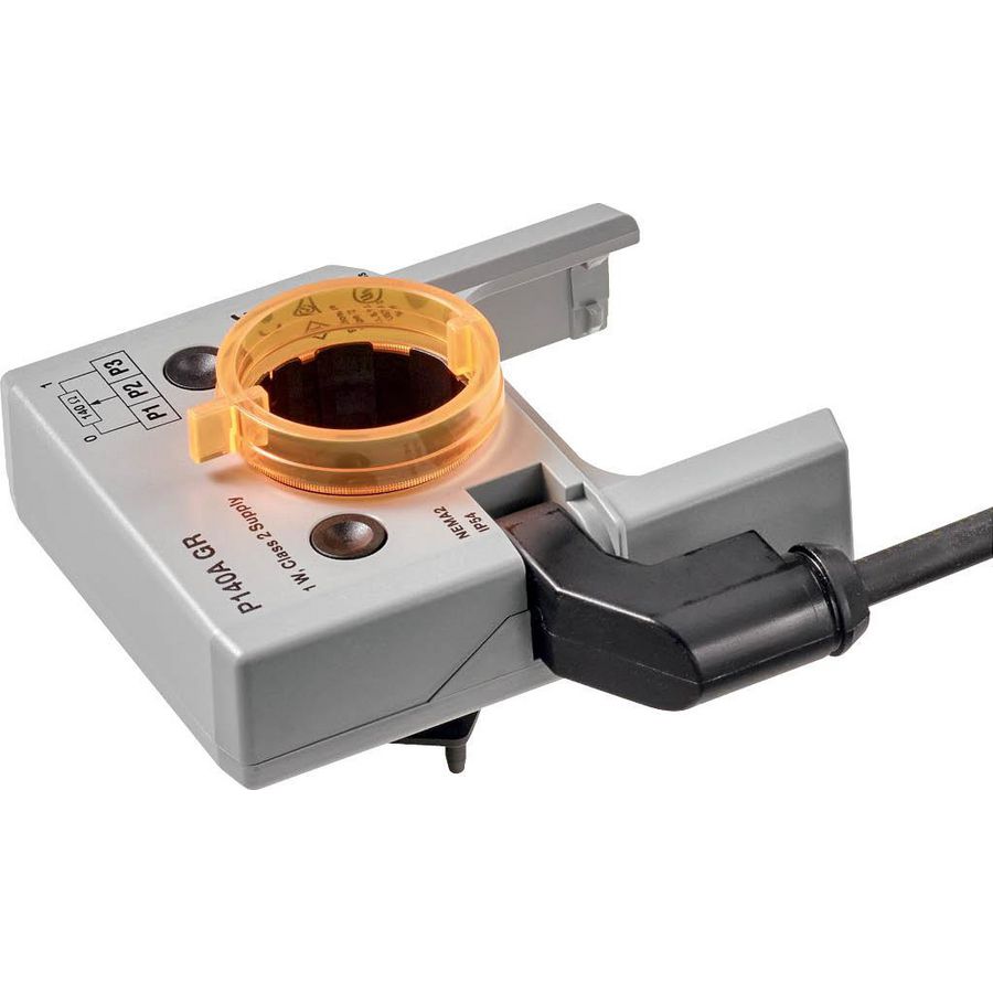 Terugkoppelpotentiometer 140kO opsteekbaar grijs