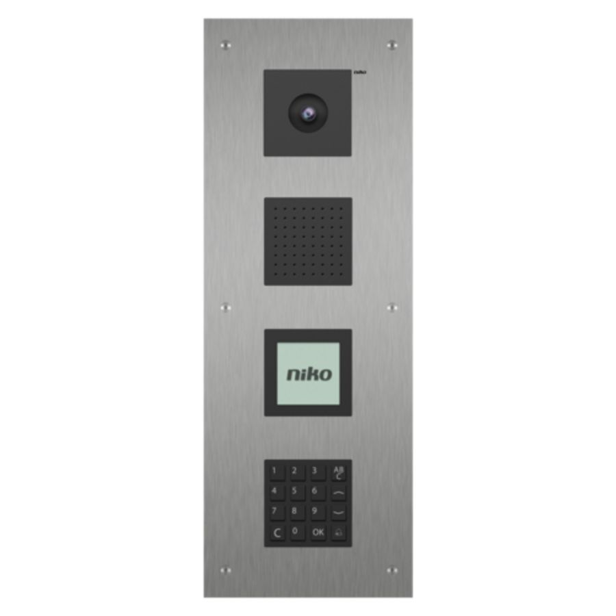 Modulaire videobuitenpost inbouw 4 modules: luidspreker lcd-
