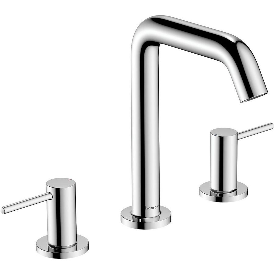 Tecturis S 3-gats wastafelkraan 150 met afvoerplug chroom