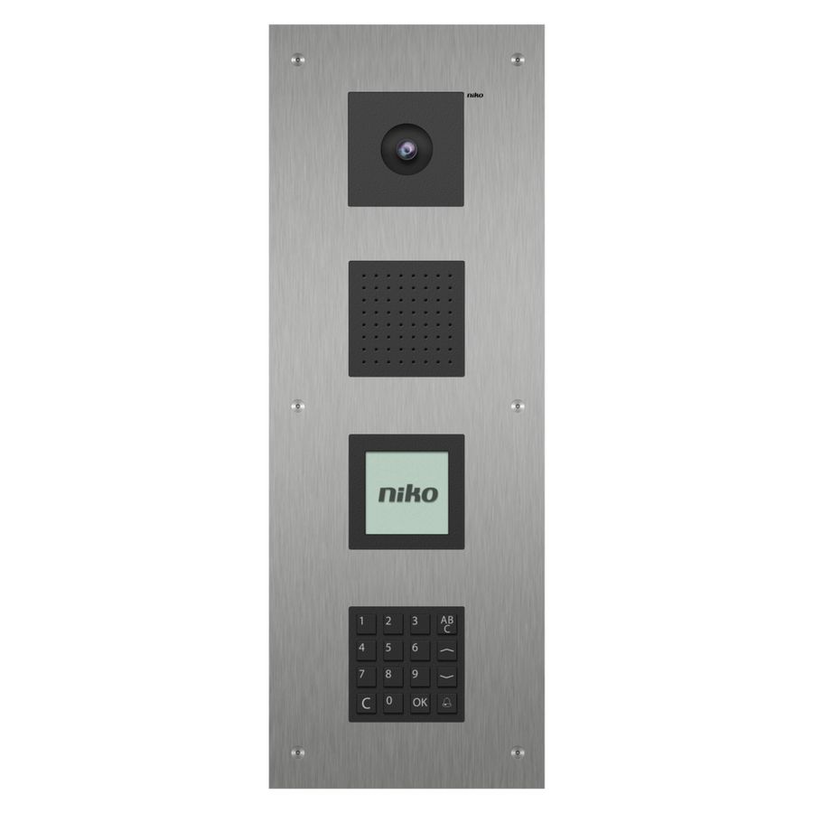 Modulaire videobuitenpost inbouw 4 modules: luidspreker lcd-