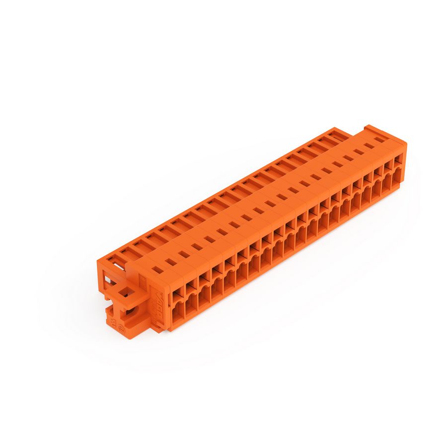 1-draads male steker 1,5mm² oranje 734-350/019-000 VVE=25
