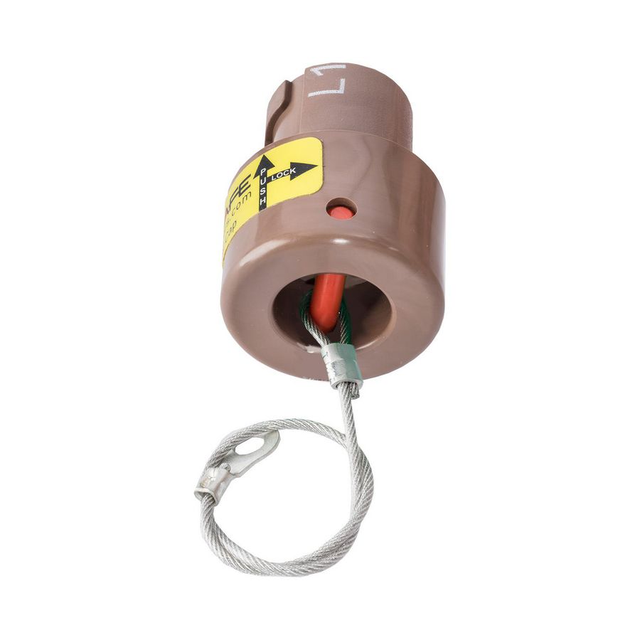 Water-/stofdichte kap Panel Source L1 bruin IP67 Powersafe