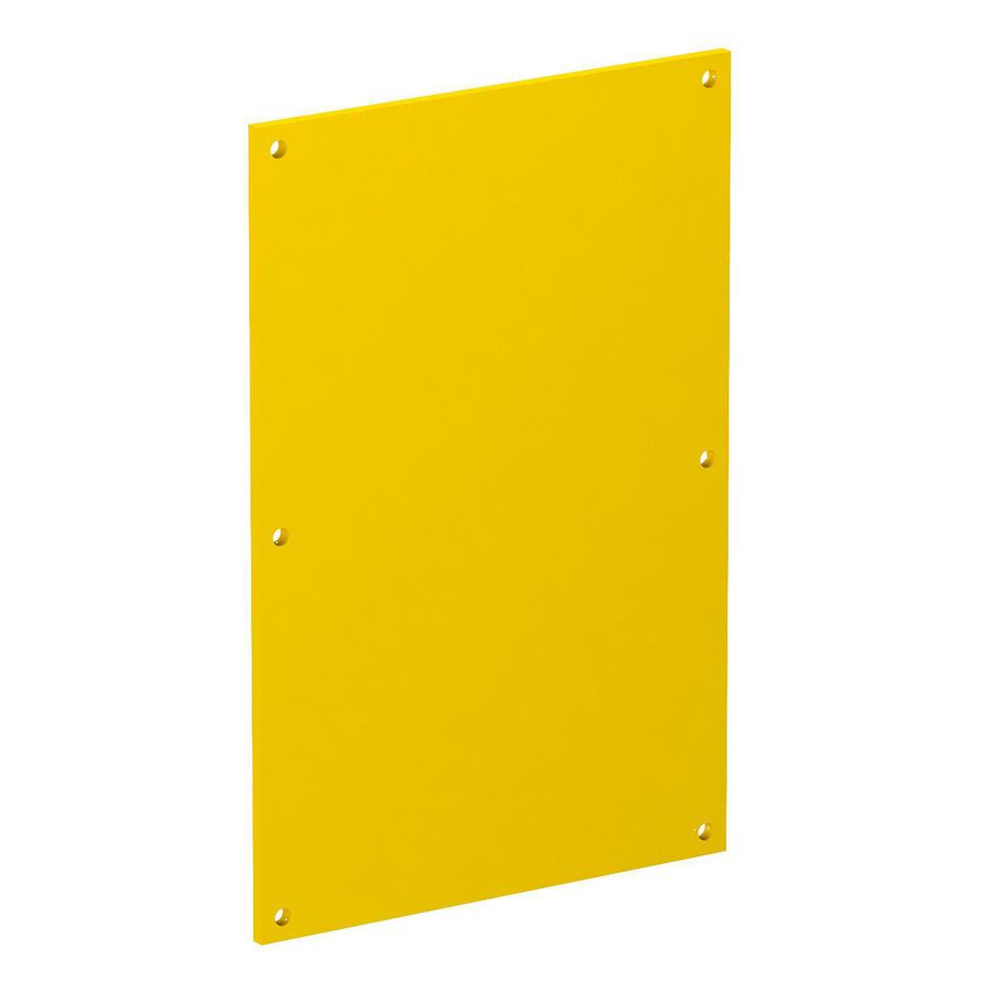 Afdekplaat blind 160x105mm polyvinylchloridpsgelb 1021