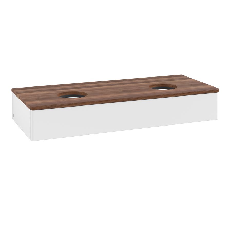 Wastafelonderkast Antao 1200x190x500mm White Matt Lacquer K13012MT