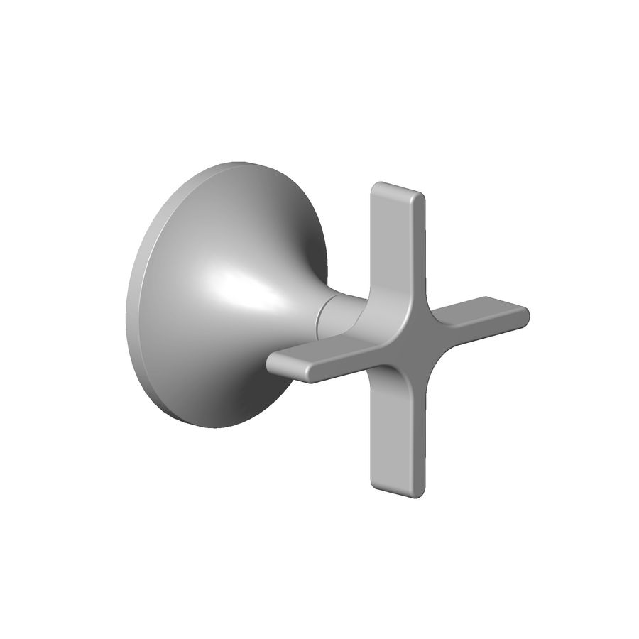 Greep inbouwklep neutraal 71X63mm-LG gebor