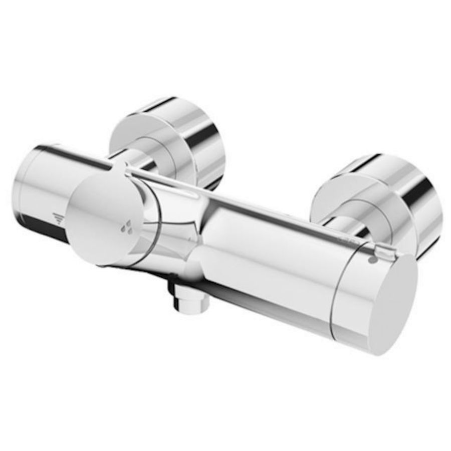 Opbouw douchekraan VITUS VD-TVD thermostaat TDonderaansluit