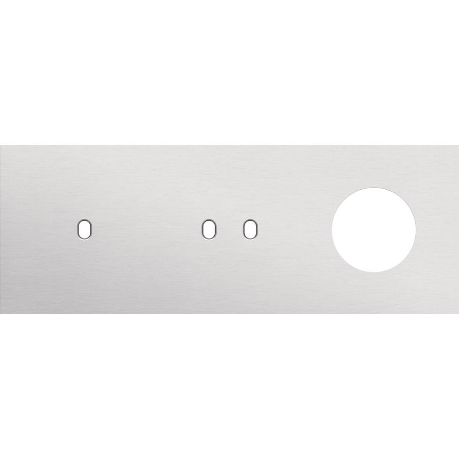 Afdekplaat 3-voud horiz. 71mm centerafst. 155-57718