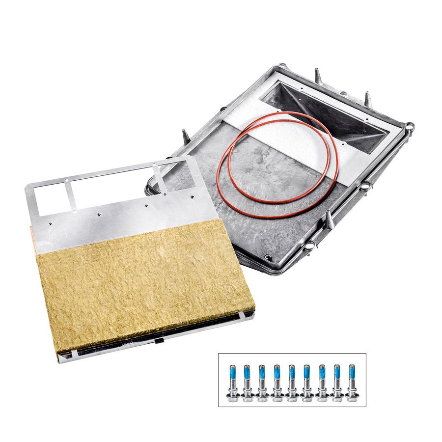 Vervanging set voorplaat HReco klein 12/18kW 18/24kW