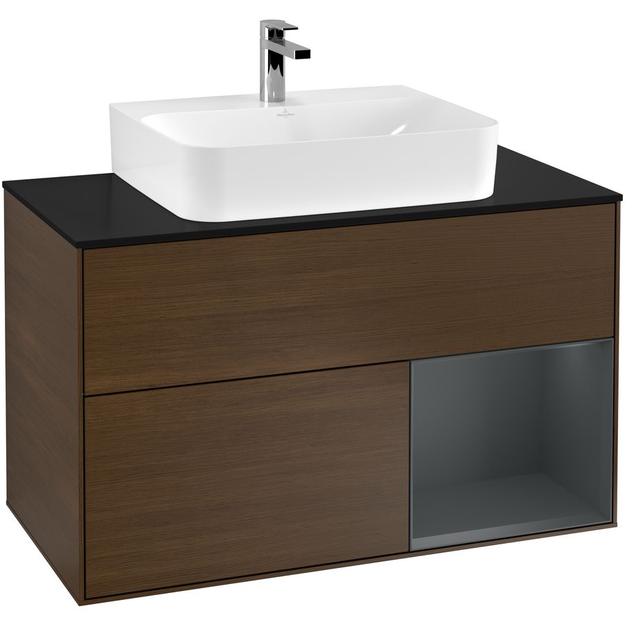 Wastafelonderkast Finion 1000x603x501mm W.Veneer F122HGGN