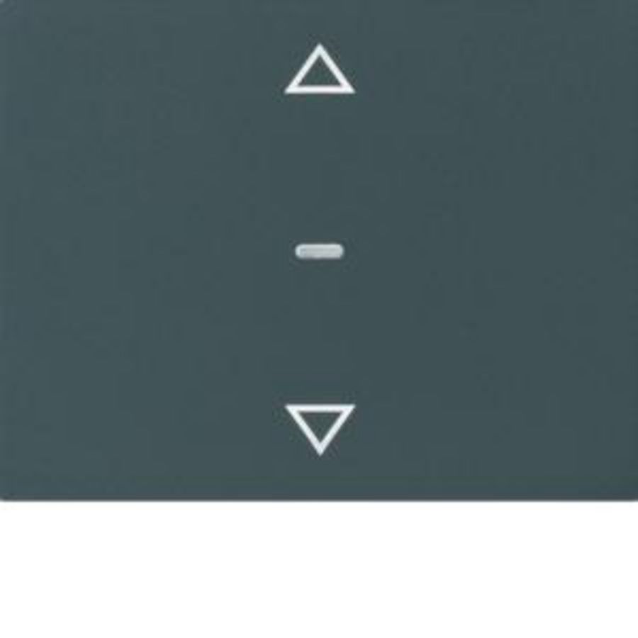 Drukknopmodule afdekking 1-v pijlsymbool berker K.1 antraciet