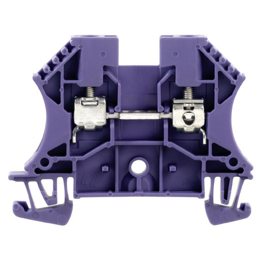 Doorvoerklem violet 4mm² 24A 80 VVE=100