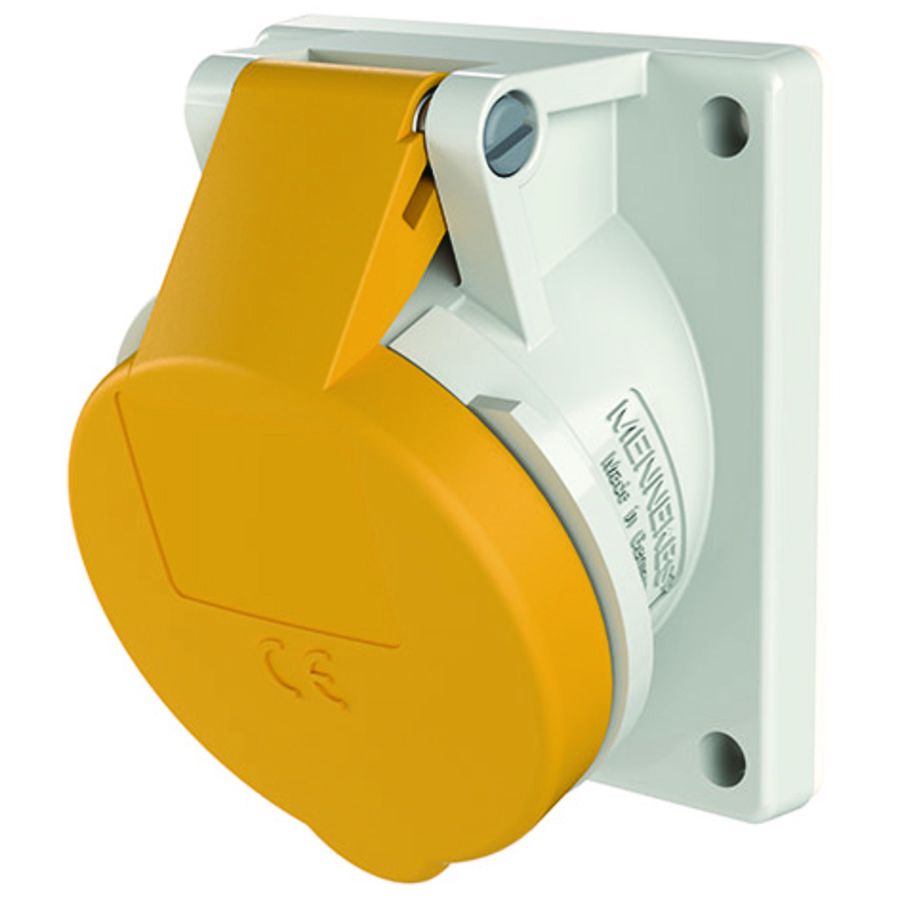 Inbouwwandcontactdoos 16A 3-polig  4H 110V IP44 TwinCONTACT