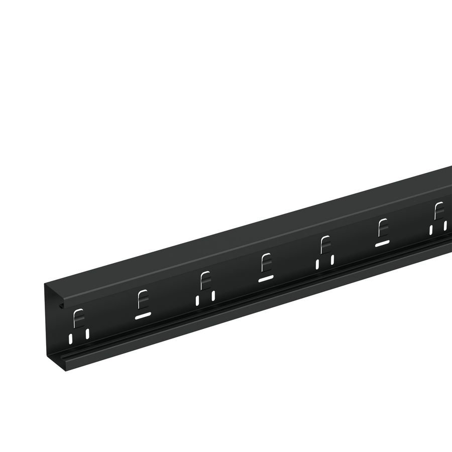 Wandgoot U-110/52 L=2.5m WGX zwart RAL9017