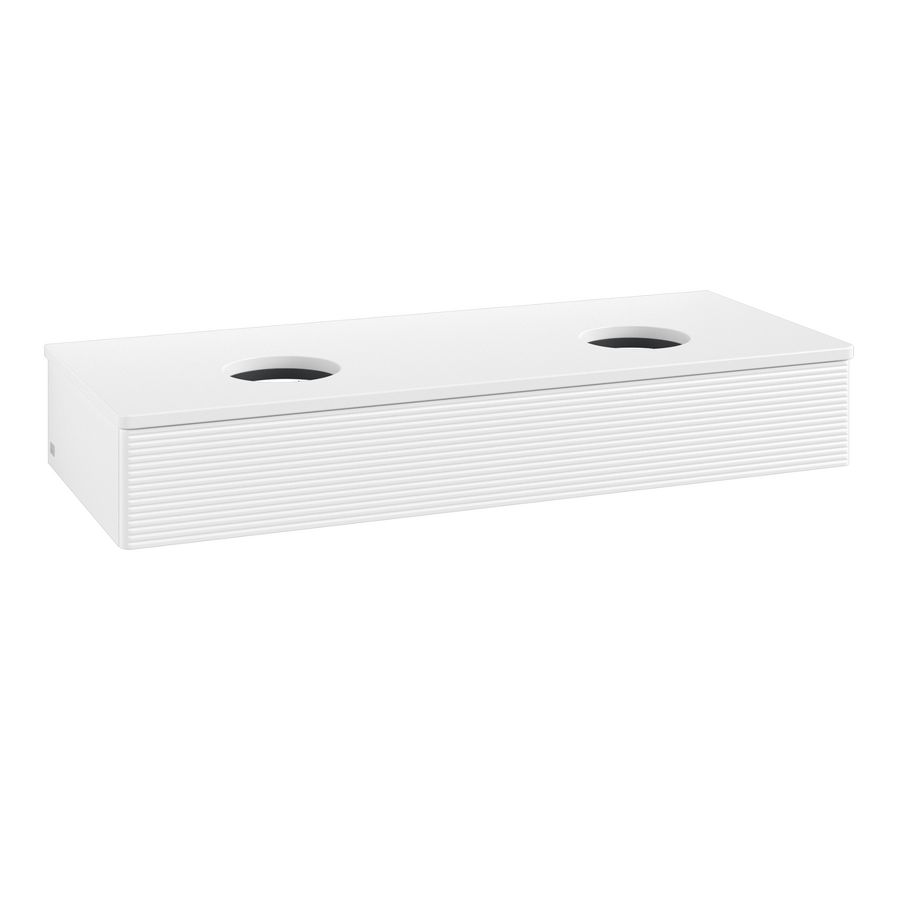 Wastafelonderkast Antao 1200x190x500mm White Matt Lacquer K13110MT
