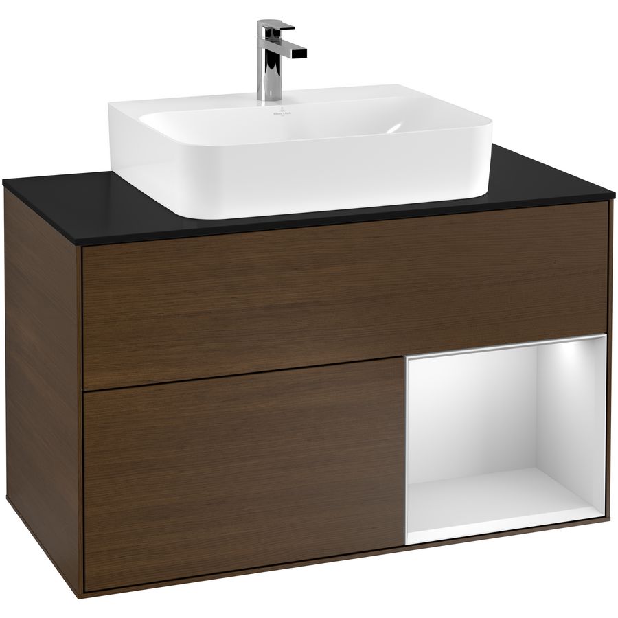 Wastafelonderkast Finion 1000x603x501mm W.Veneer F122MTGN
