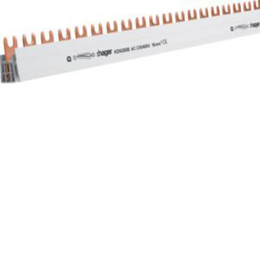 Aansluitrail vork 2P 16mm² 56 modulen