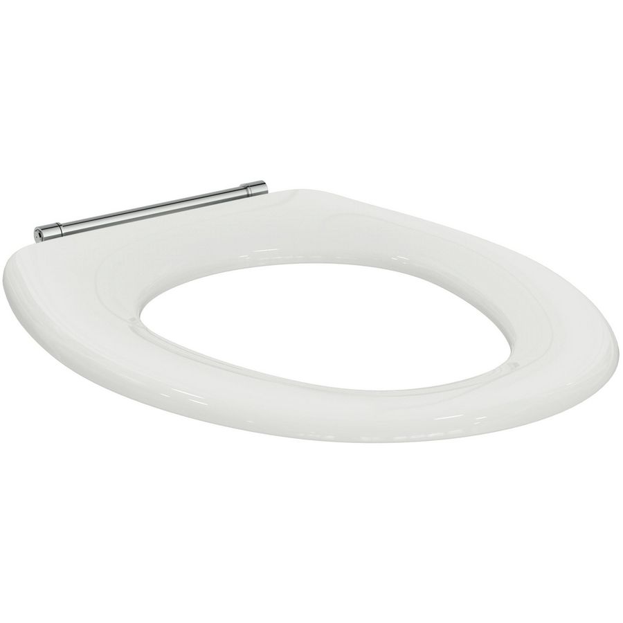 Contour 21 closetzitting zonder deksel wit met doorl.scharnierpen