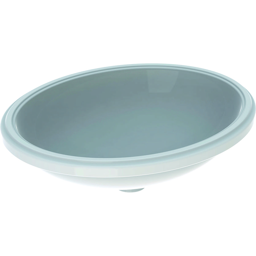 VariForm onderbouwwastafel ovaal 50x46cm zonder overloop wit