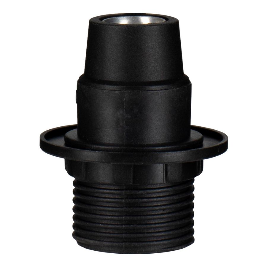Lamphouder TP Threaded E14 TP half draad + Ring zwart VVE=10