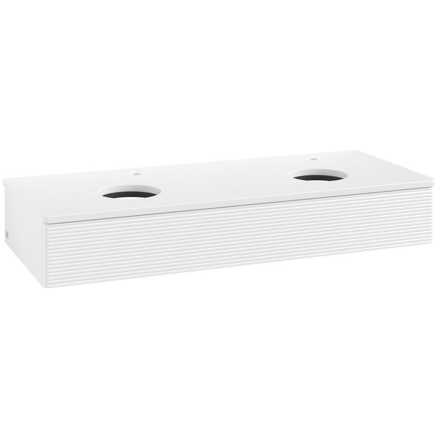 Wastafelonderkast Antao 1200x190x500mm White Matt Lacquer K13150MT