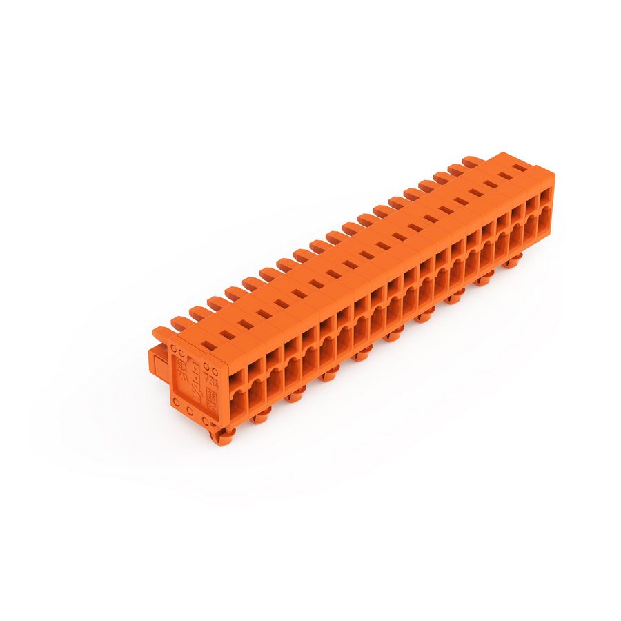 1-draads FE steker 1,5mm² oranje 734-220/008-000 VVE=25