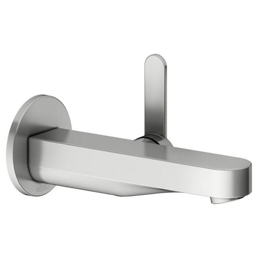 1-hendel wastafelmengkraan UP wandmontage. rond 165mm/IXMO Flat rvs