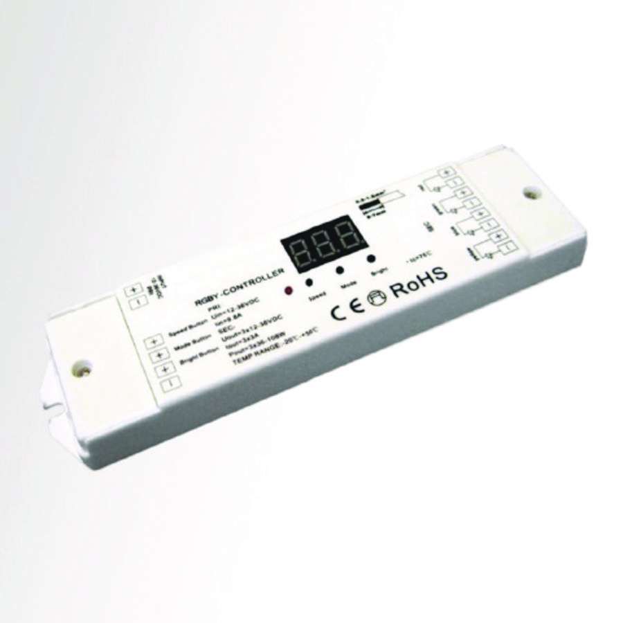 RGBW controller 12-36Vdc 4 kanalen 5A per kanaal 46191064