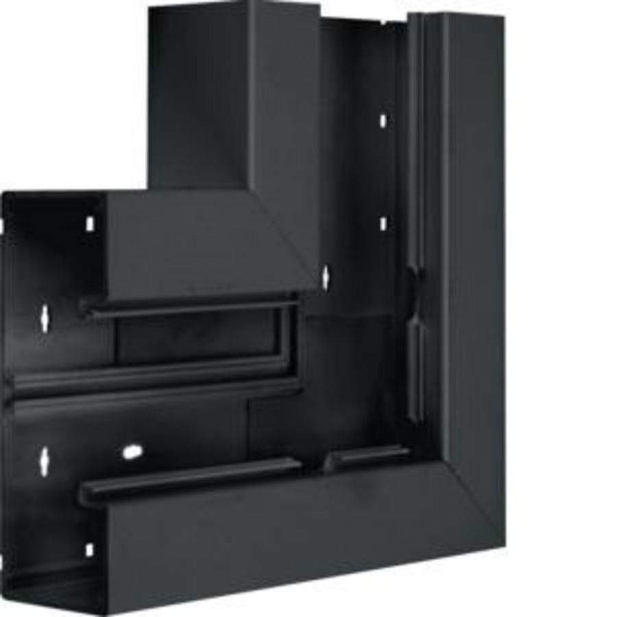 Vlakke hoek BR65 65x170mm zwart