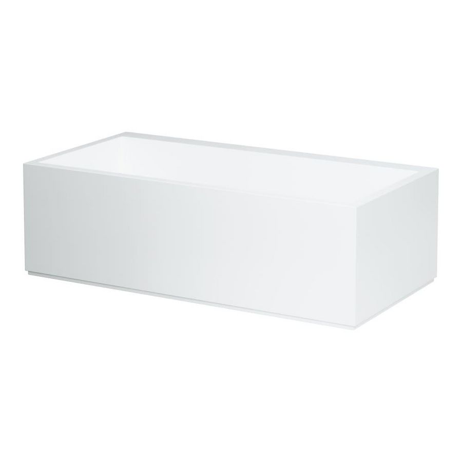 Vrijstaand bad 1700x860mm zitged. rechts wit H2243320006161