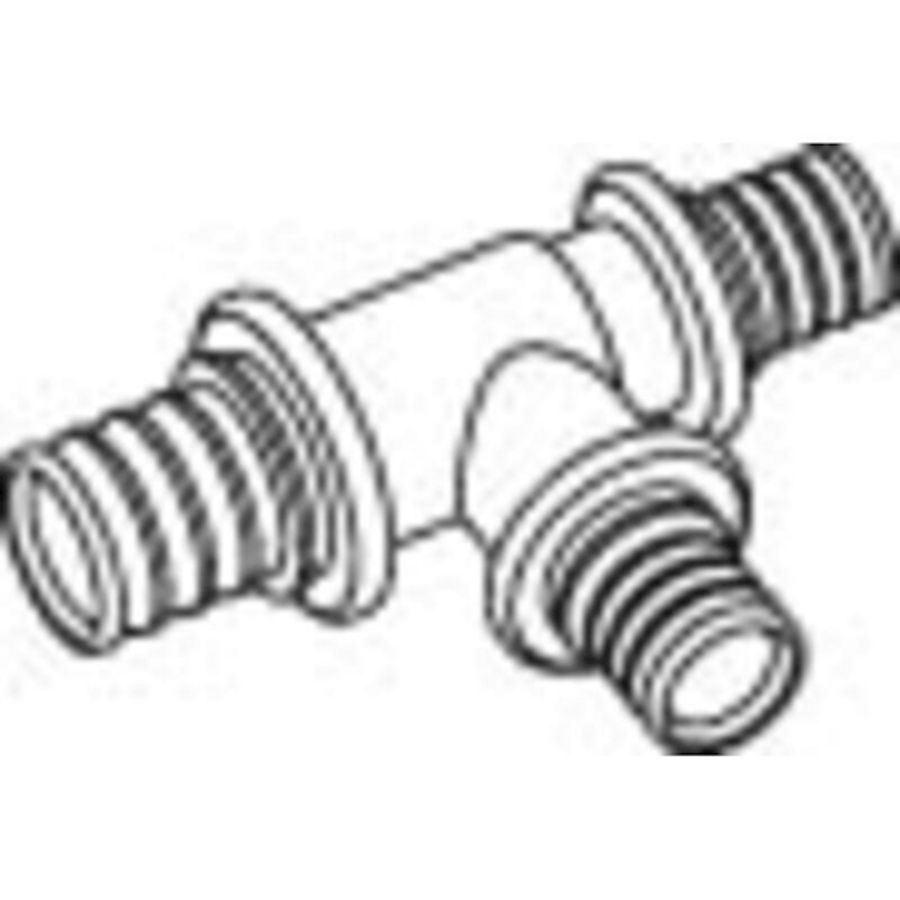 T-koppeling verlopend SDR11 schuif 75x50x63mm