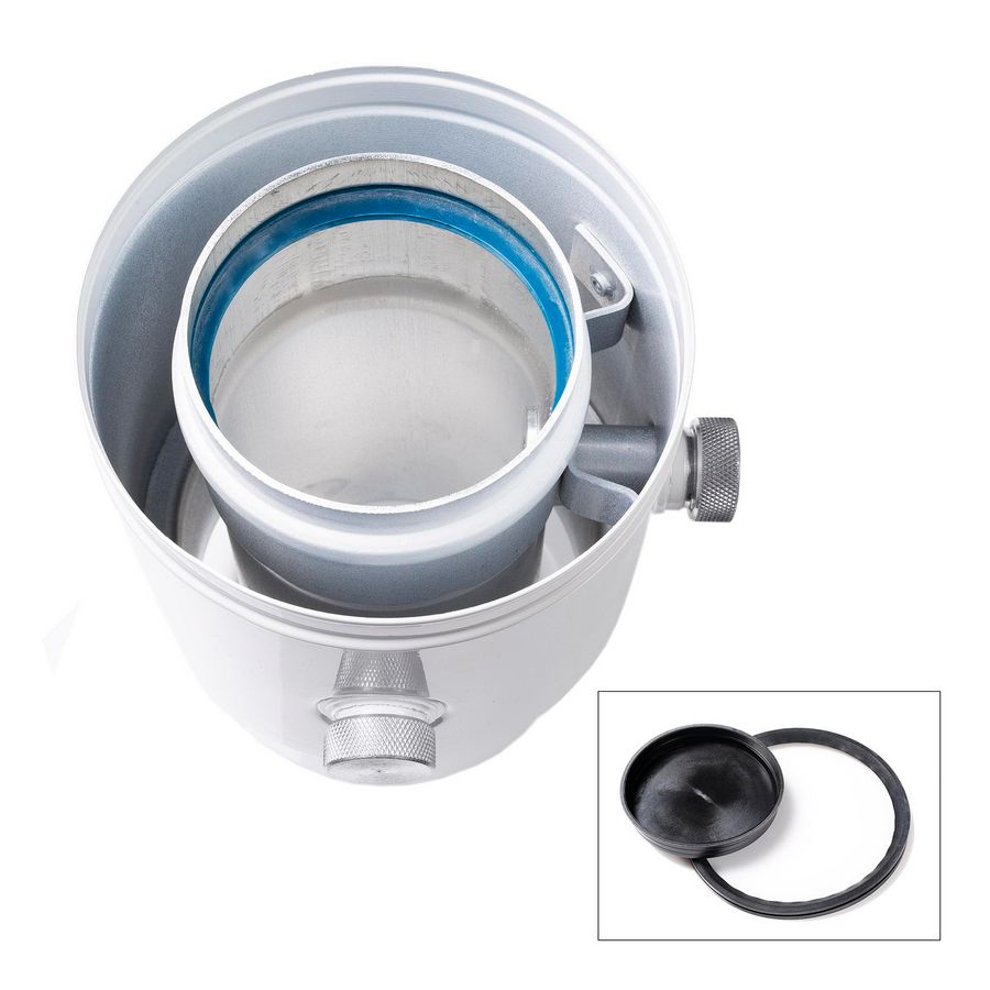 Aansluitset concentrisch incl ontluchtingsnippel