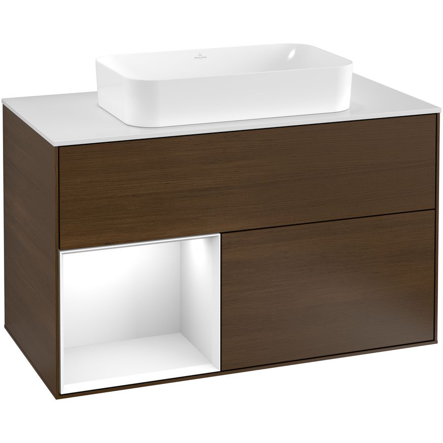 Wastafelonderkast Finion 1000x603x501mm W.Veneer F241GFGN