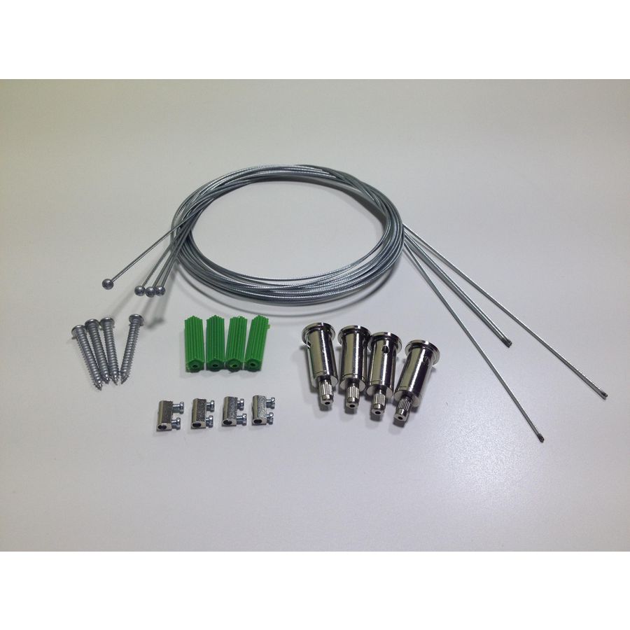 Pendelset RVS staalkabel 1.5m t.b.v. LED panel 40000503